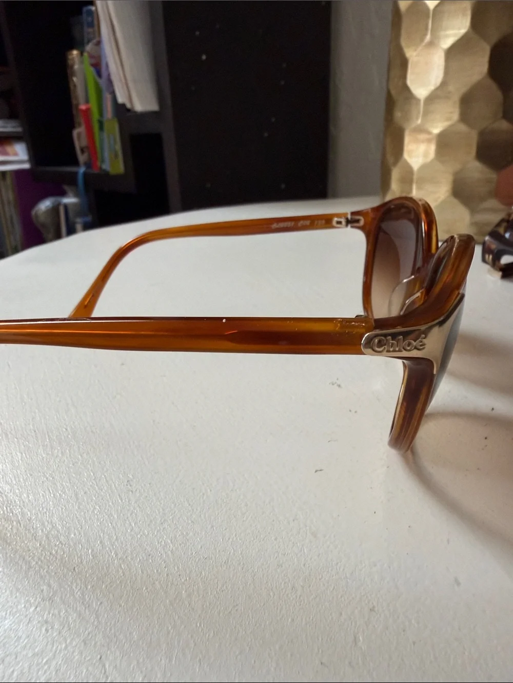 Chloe Amber Brown Sunglasses vintage